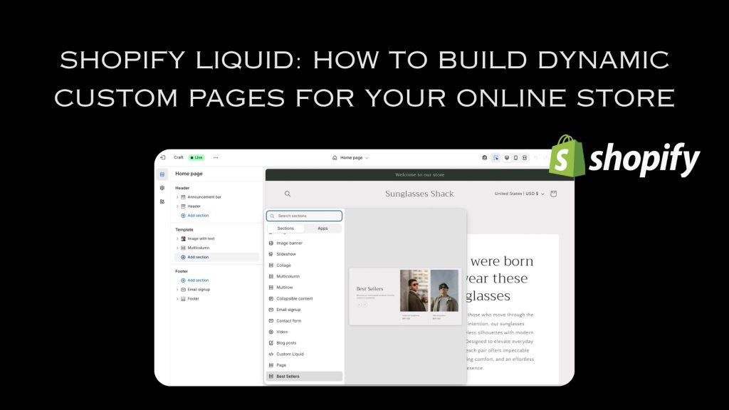 Shopify Liquid: How to Build Dynamic Custom Pages for Your Online Store